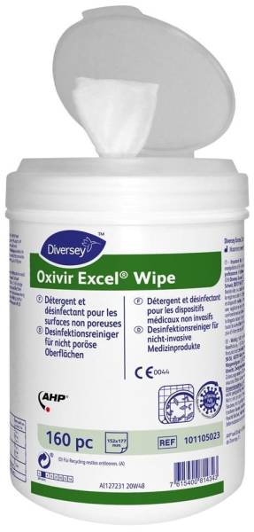 160 Tücher Flächendesinfektion Oxivir Excel Wipe - 1 Dose