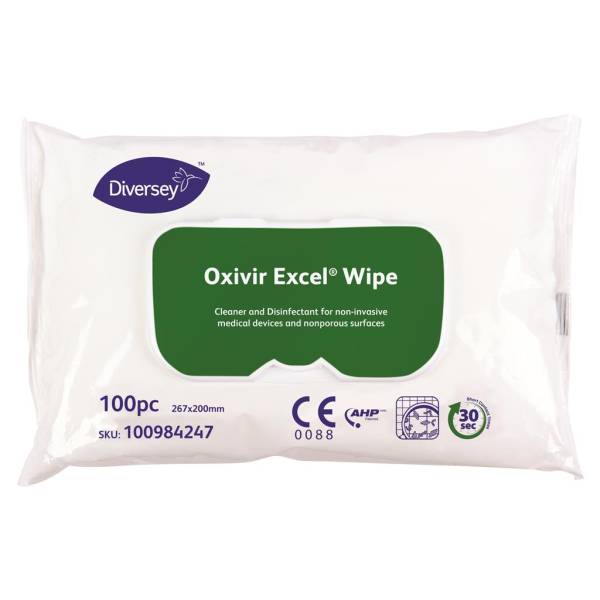 100 Tücher Flächendesinfektion Oxivir Excel Wipes - 1 Pack