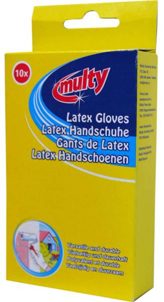 Multy Latex Handschuhe 10er