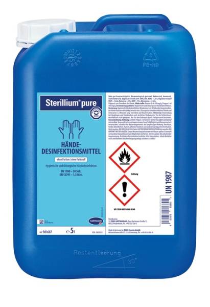 Sterillium Pure Hände-Desinfektionsmittel - Kanister à 5 Liter